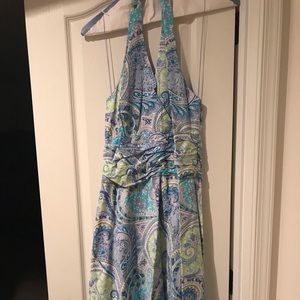 New Paisley Halter Dress